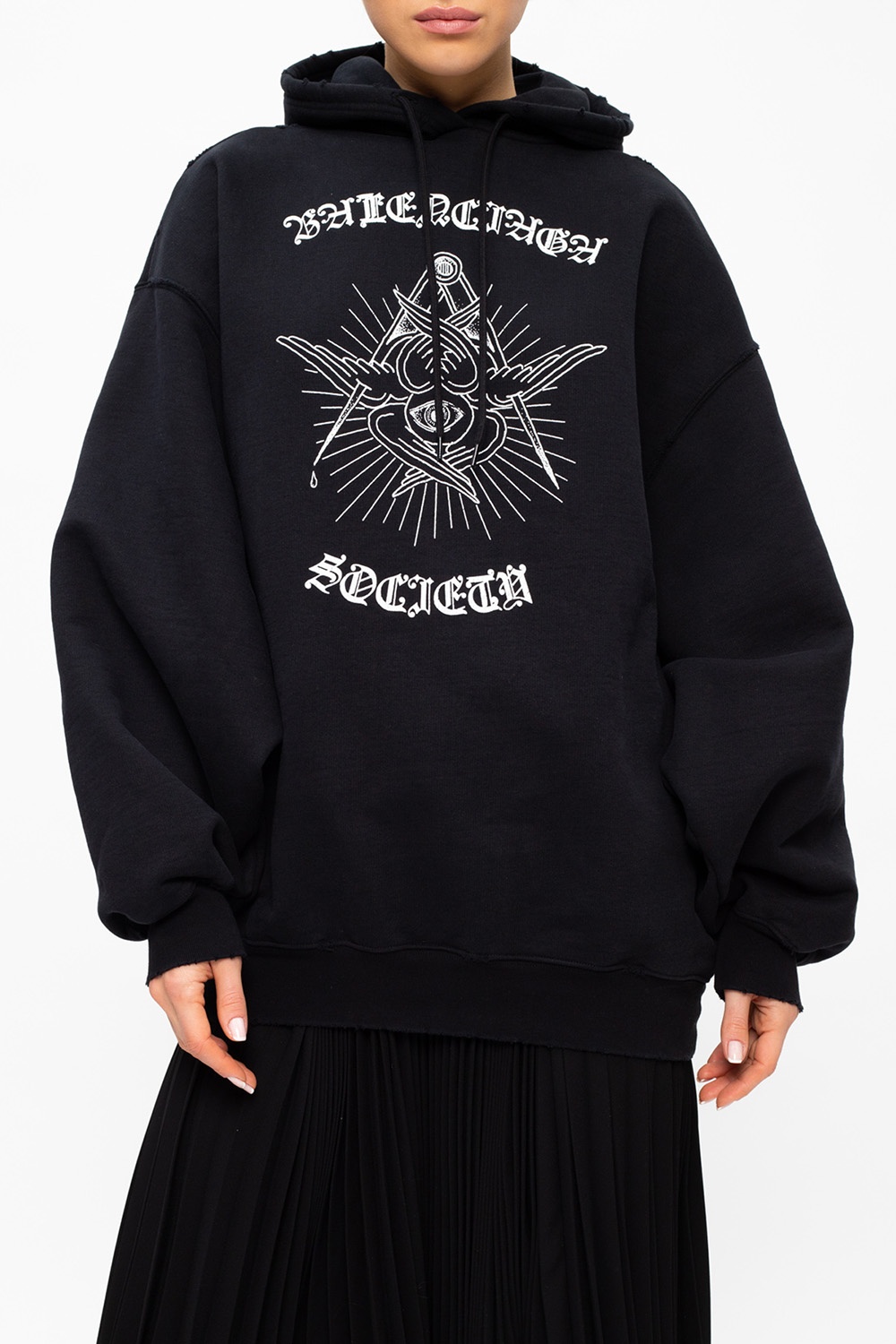 Balenciaga Printed hoodie